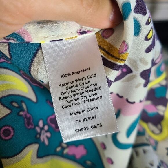 Talbots Floral Long Sleeve Button Up - Picture 8 of 8